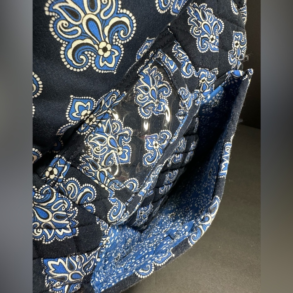 Vera Bradley Calypso blue back to school backpack - Picture 3 of 7